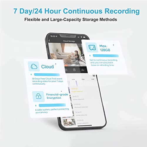 Indoor Camera, Cameras for Home Security with Night Vision, Pet Camera with Phone App, 1080P Indoor Security Camera, Motion Detection, 2-Way Audio, WiFi Camera Home Camera Compatible with Alexa