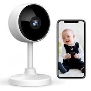 indoor camera, cameras for home security with night vision, pet camera with phone app, 1080p indoor security camera, motion detection, 2-way audio, wifi camera home camera compatible with alexa
