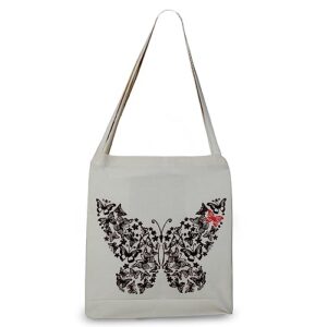 hoorain`s canvas tote bag for girls and womens