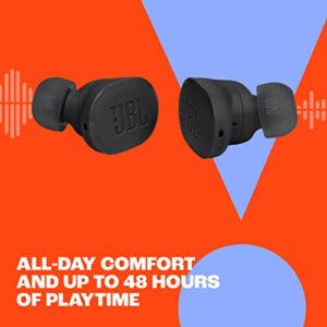 JBL Tune Buds - True Wireless Noise Cancelling Earbuds (Black), Small