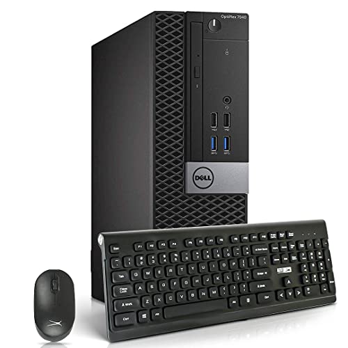 Dell OptiPlex 7040 Desktop Computers PC,i7-6700 3.4GHz, 32GB DDR4 Ram New 1TB M.2 NVMe SSD, AX210 Built-in WiFi 6e Bluetooth 5.2,Refubished Computer HDMI,Dual Monitor Support,Windows 10 Pro (Renewed)