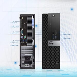 Dell OptiPlex 7040 Desktop Computers PC,i7-6700 3.4GHz, 32GB DDR4 Ram New 1TB M.2 NVMe SSD, AX210 Built-in WiFi 6e Bluetooth 5.2,Refubished Computer HDMI,Dual Monitor Support,Windows 10 Pro (Renewed)
