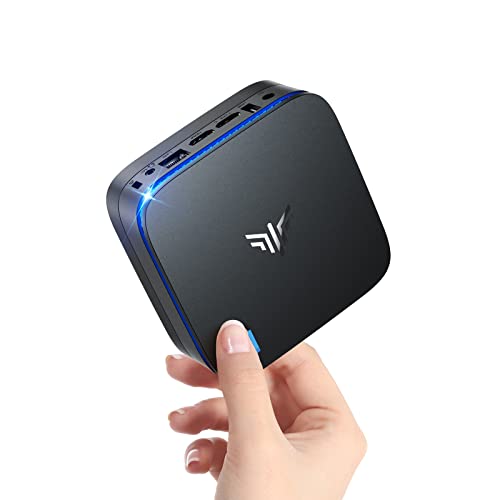 KAMRUI AK1PLUS Mini PC 16GB RAM, Intel 12th Alder Lake N95(up to 3.4 GHz) Mini Computer, Compact Small Desktop Computers Tower Support 4K UHD/HDMI 2.0/LAN/Dual-Band WiFi for Office Home Server