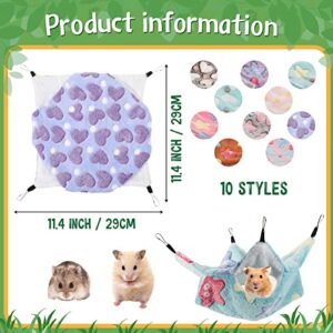 Silkfly 20PCS Guinea Pig Hammock Rat Hammock for Cage Pet Small Animal Hanging Hammock Hamster Ferret Bunkbed Hammock Cage Toy for Small Animals Chinchilla Parrot Sugar Glider Ferret Squirrel