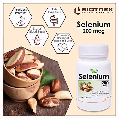 JOKE Biotrex Nutraceuticals Selenium 200 Mcg (60 Veg Capsules)