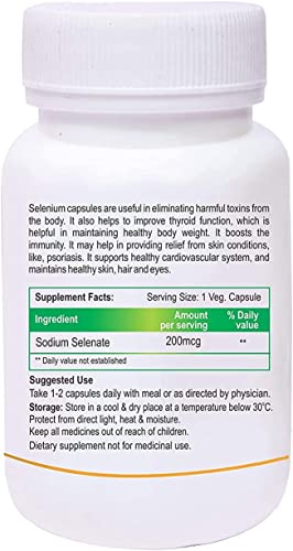 JOKE Biotrex Nutraceuticals Selenium 200 Mcg (60 Veg Capsules)