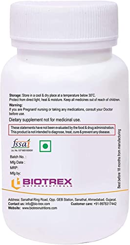 JOKE Biotrex Nutraceuticals Selenium 200 Mcg (60 Veg Capsules)