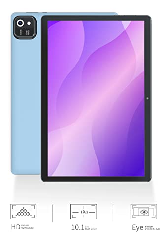 JUNINKE Tablet Android 12, 10 inch Android Tablet, 3+64GB, Quad-Core Tablets, IPS HD Screen, Powerful Performance, High Capacity, 6000mAh,GPS,FM