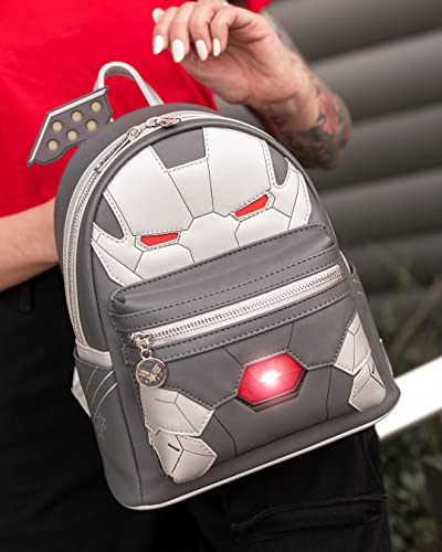 Loungefly Marvel Light Up War Machine Cosplay Mini Backpack