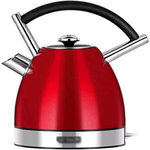 water boiler 1.7l/59.8oz electric kettle, 1800w safe and fast heating design hot water boiler, large mouth design tea kettle, red fast heating