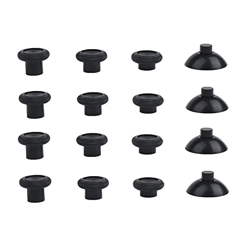 RALAN 16 in 1 Replacement Accessories Kit compatible with Xbox One S/X,Xbox Series S/X,Xbox Elite Controller Series 1/2 - 4 Thumbsticks Replacement with 12 Swap Joysticks