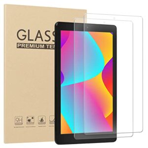 [2-pack] dmluna screen protector for tcl tab 8 le 8" tablet (model: 9137w) 2023 release, (not fit tcl tab 8 model: 9038s), hd tempered glass anti-fingerprints bubble-free easy installation 9h hardness