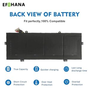 EFOHANA HB4593R1ECW Laptop Battery Replacement for Huawei Matebook X Pro MACH-W19 VLT-W60/50 7.6V 56.3Wh 7410mAh
