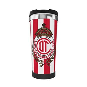 wagjam coffee mug coffee cup double insulated stainless steel insulation_deportivo_toluca_f.c._logo_coffee cup