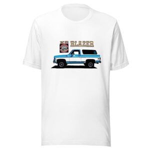 1976 chevy k5 blazer vintage truck owner t-shirt white