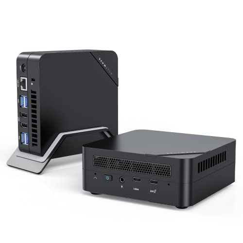 ALLIWAVA UM690 Mini PC AMD Ryzen 9 6900HX(Up to 4.9GHz), Radeon 680M Graphics,8C/16T Micro Computer, 32GB DDR5 512GB PCIe4.0 SSD, Dual HDMI & USB4 Video Output