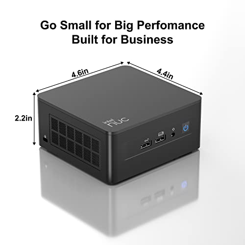 Intel NUC 13 PRO NUC13ANHi5 Arena Canyon, 13TH Gen CPU, 16GB RAM 512GB SSD, Intel Core i5-1340P, Win 11 Pro Mini Desktop Computer, 8K/4K UHD, Gigabit Ethernet/WiFi-6/VESA for Business/Office/Home