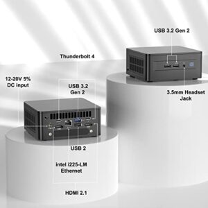 Intel NUC 13 PRO NUC13ANHi5 Arena Canyon, 13TH Gen CPU, 16GB RAM 512GB SSD, Intel Core i5-1340P, Win 11 Pro Mini Desktop Computer, 8K/4K UHD, Gigabit Ethernet/WiFi-6/VESA for Business/Office/Home