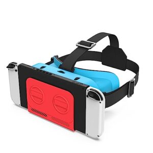 windrogon vr headset, designed for nintendo switch & switch oled accessories for switch vr games, labo vr and youtube vr, vr glasses with adjustable pupil distance and adjustable switch goggles strap…
