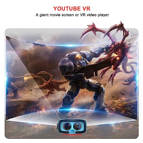 WinDrogon VR Headset, Designed for Nintendo Switch & Switch OLED Accessories for Switch VR Games, Labo VR and YouTube VR, VR Glasses with Adjustable Pupil Distance and Adjustable Switch Goggles Strap…