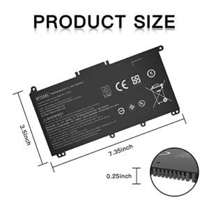 BND HT03XL L11119-855 Laptop Battery for HP Pavilion 15-CS 15-CW 15-CU 15-DA 15-DB 15-DW 14-CE 14-CF 14-DF 17-CA 15-DW0033NR 15-cu1xxx 15-CS0053CL 17-by0xxx L11421-542 HT03041XL HSTNN-DB8R L11421-422