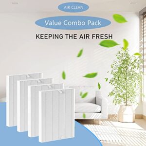 115115 True HEPA Replacement Filter A Compatible with Winix PlasmaWave 5300-2, C535, P300, 6300-2, 5300, 9000 Air Purifier, Compare to Part # 115115, 4 Pack HEPA Filter Only