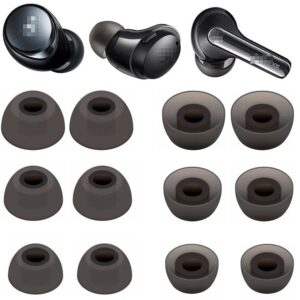 replacement ear tips compatible with soundcore by anker space a40, silicone ear buds ear cap ear plug eartips replacement for soundcore space a40/ life p3i / life a3i,3 size 6 pairs