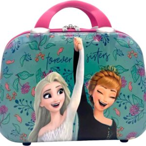 Fast Forward Kid’s Licensed Hard-Side 20” Spinner Luggage Carry-On Suitcase and Beauty Case Set (Frozen)