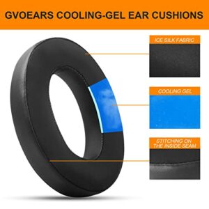 Gvoears Replacement Earpads Cushions for Sennheiser HD598/HD598 Cs/HD598 SE/HD598 SR/HD558/HD599/HD569/HD579/HD515/HD555/HD560s/HD518 Headphones Ear Pads, Cooling-Gel Fabric