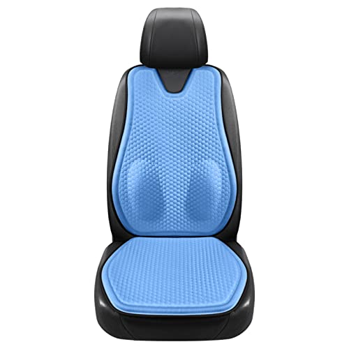 KENNISI Seat Cushion – Non-Slip Orthopedic Gel & Memory Foam Coccyx Cushion for Tailbone Pain – Car Seat Cushion (Blue, 1-pc)