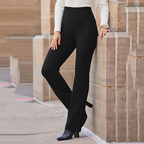 SMIDOW Womens Dress Pants for Work Business Casual High Waisted Straight Leg Bootcut Stretchy Pant Regular Fit