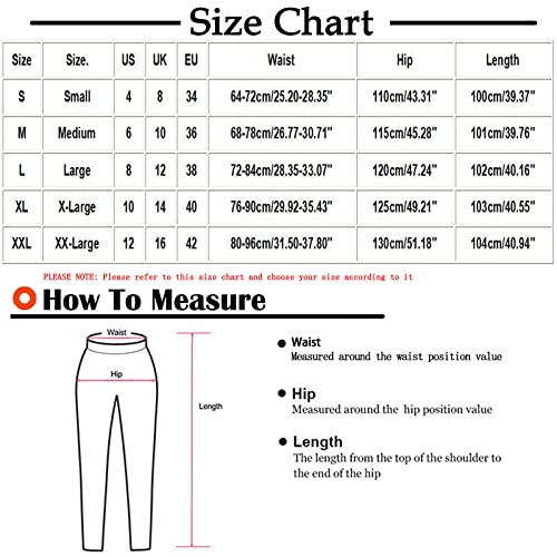 SMIDOW Wide Leg Pants for Women Dressy Casual 2023 Elastic High Waisted Loose Comfy Linen Lounge Pant Graphic Trouser