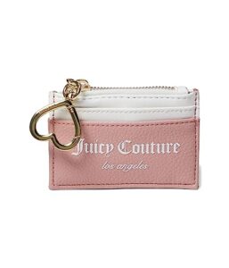 juicy couture fashionista sports card case taffy/white one size