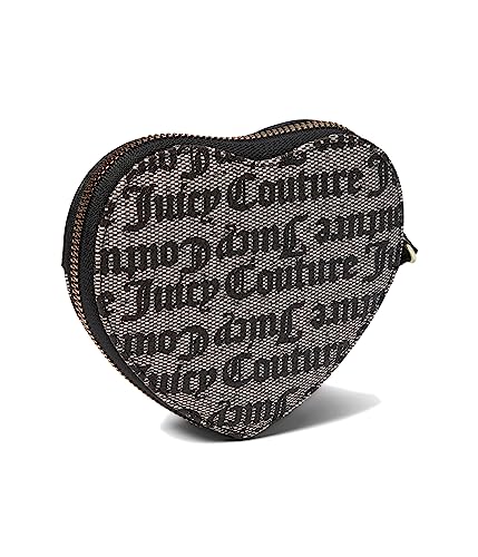 Juicy Couture Cool Collar Heart ZA Black/Beige Printed Status One Size