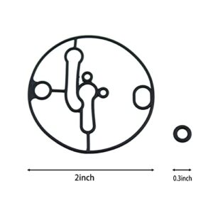 Maxmoral 6 Sets 695426 Float Bowl Gasket Kit for Lawn Mower