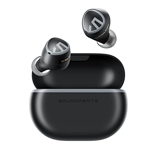 SoundPEATS Mini HS Wireless Earbuds AI Noise Cancelling Mic Bluetooth Headphones, Hi-Res Audio with LDAC,IPX4