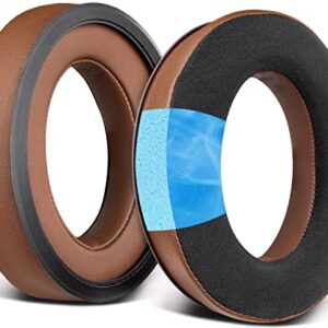 SOULWIT Cooling Gel Ear Pads for Sennheiser HD599/HD598/SE/CS/SR/HD595/HD569/HD558/HD518/HD515/Game Zero/G4ME Zero, Earpads Cushions for PC37X/PC38X/PC350/PXC350/PXE350/PC360/HD380/HD380-Pro (Coffee)