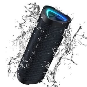 vanzon v40 bluetooth speakers, portable wireless speaker v5.0 with 24w loud stereo sound, 24h playtime, tws & ipx7 waterproof, suitable for travel, home and outdoors