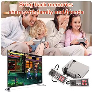 Retro Game Console,Classic Game System Built in 620 Games and 2 Classic Controllers,RCA and HDMI HD Plug and Play Video Games for Kids
