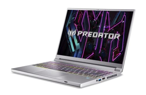 Acer Predator Triton 14 Gaming/Creator Laptop | 13th Gen Intel i7-13700H | NVIDIA GeForce RTX 4070 | 14" Mini LED 250Hz G-SYNC Display | 16GB LPDDR5 | 1TB PCIe Gen4 SSD |WiFi 6E | PT14-51-7979, Silver