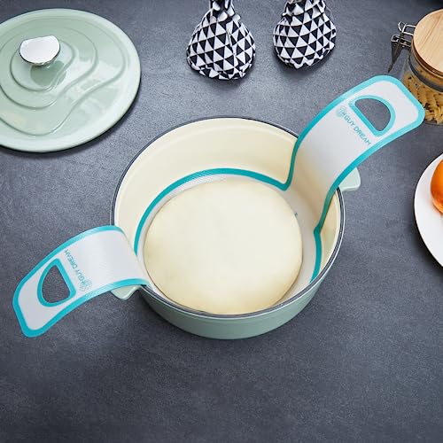 GUY DREAM Premium Silicone Bread Sling - High Performance Silicone Baking Mat for Dutch Oven – Sourdough Bread Baking Dutch Oven Liner & 1 Storage Band