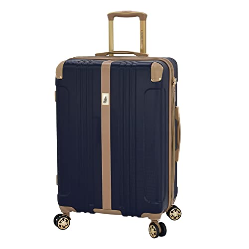 London Fog Northbridge 24" Expandable Hardside Spinner Midnight, 24 Inch