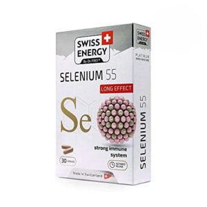 swiss energy, selenium 55, selenium for the immune system and thyroid gland, 30 herbal capsules