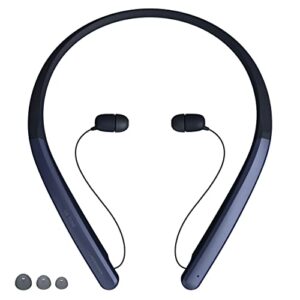 lg tone flex wireless bluetooth stereo neckband earbuds hbs-xl7-32-bit hi-fi dac, meridian audio,google assistant (navy blue)