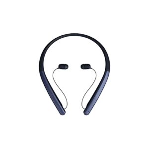 LG Tone Flex Wireless Bluetooth Stereo Neckband Earbuds HBS-XL7-32-Bit Hi-Fi DAC, Meridian Audio,Google Assistant (Navy Blue)