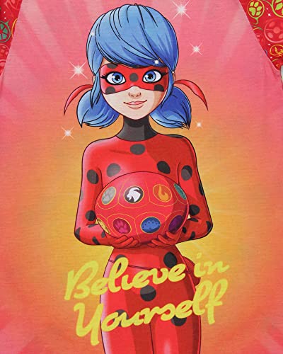 INTIMO Miraculous: Tales of Ladybug & Cat Noir Girls' Nightgown Sleep Pajama Shirt (4/5)
