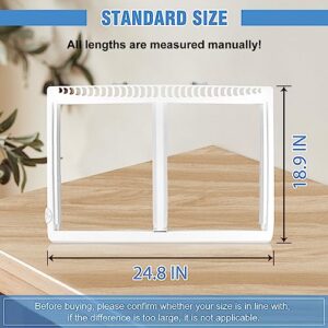2023 UPGRADED 240364793 240364713, 240364724 Refrigerator Crisper Cover Compatible With frigidaire, kenmore Refrigerator OEM Quality, Replaces 240364763, 240364786, 1-Year Warranty