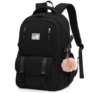 caoroky knight travel laptop backpack for women men elementary middle high school bag college backpacks casaul daypack large bookbags purse for teens girls boys-black