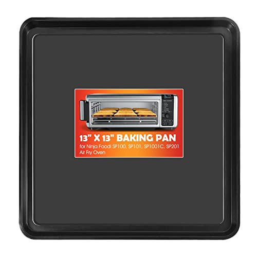 13" × 13" Nonstick Baking Sheet, Replacement Baking Pan for Ninja SP100, SP101, SP1001C, SP201 Foodi Air Fry Oven, Baking Tray for Ninja Foodi 8-in-1 Air Fry Oven