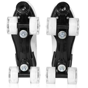 Roller Skates for Women and Men,Derby Roller Skates Professional Outdoor Indoor, Adjustable Four Wheel Senior Roller Skates